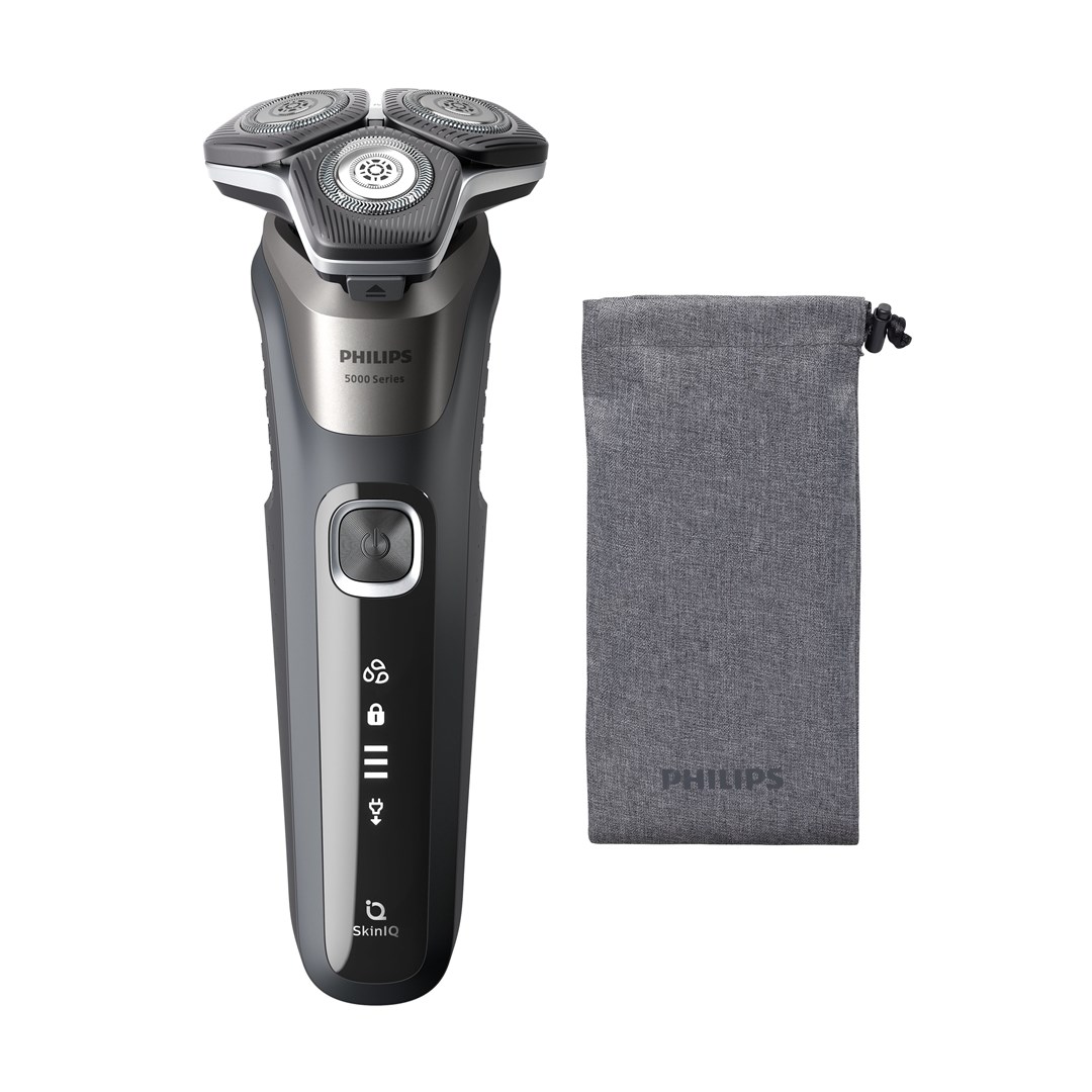 Philips SHAVER Series 5000 S5887/10 – Wet & Dry električni brijač + mekana torbica-0