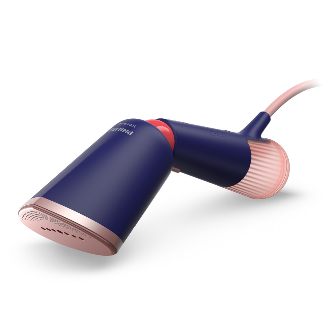 Handheld garment steamer PHILIPS 5000 series (ergonomic design, continuous steam, removable water tank, vertical & horizontal steam function, water tank capacity 0.2 L, safe for all fabrics, cord length 2 m, continuous steam performance 24 g/min)-5