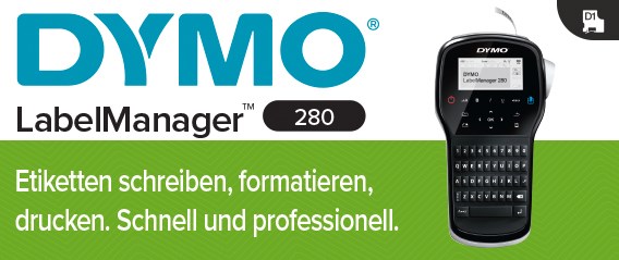 DYMO LabelManager 280 label printer Thermal transfer D1 QWERTY-13