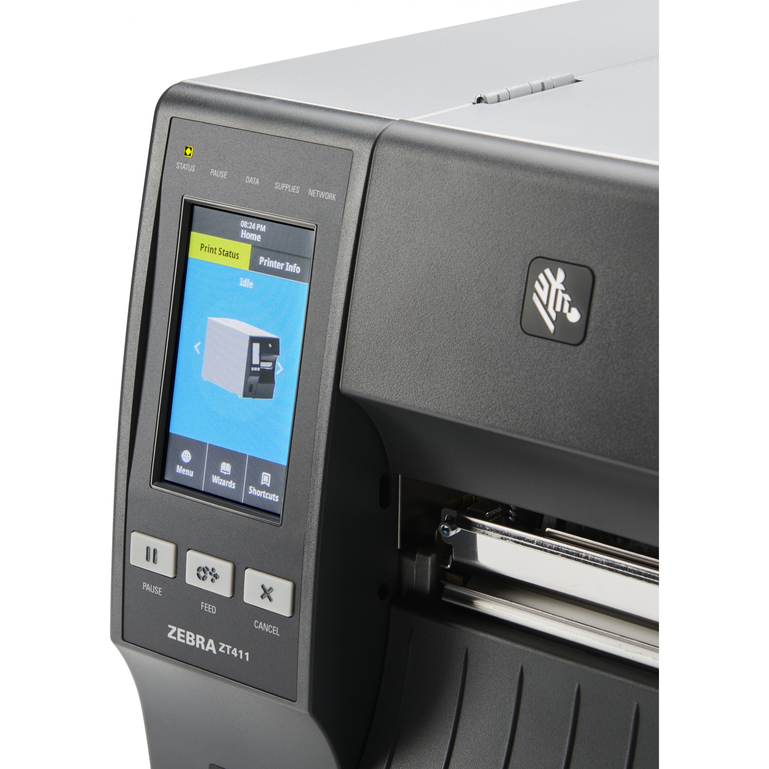 POS printer ZEBRA ZT411 203 x 203 DPI Wired & bežični (256 GB RAM, 512 MB Flash, AC, 2.4 ips, crna boja)-3