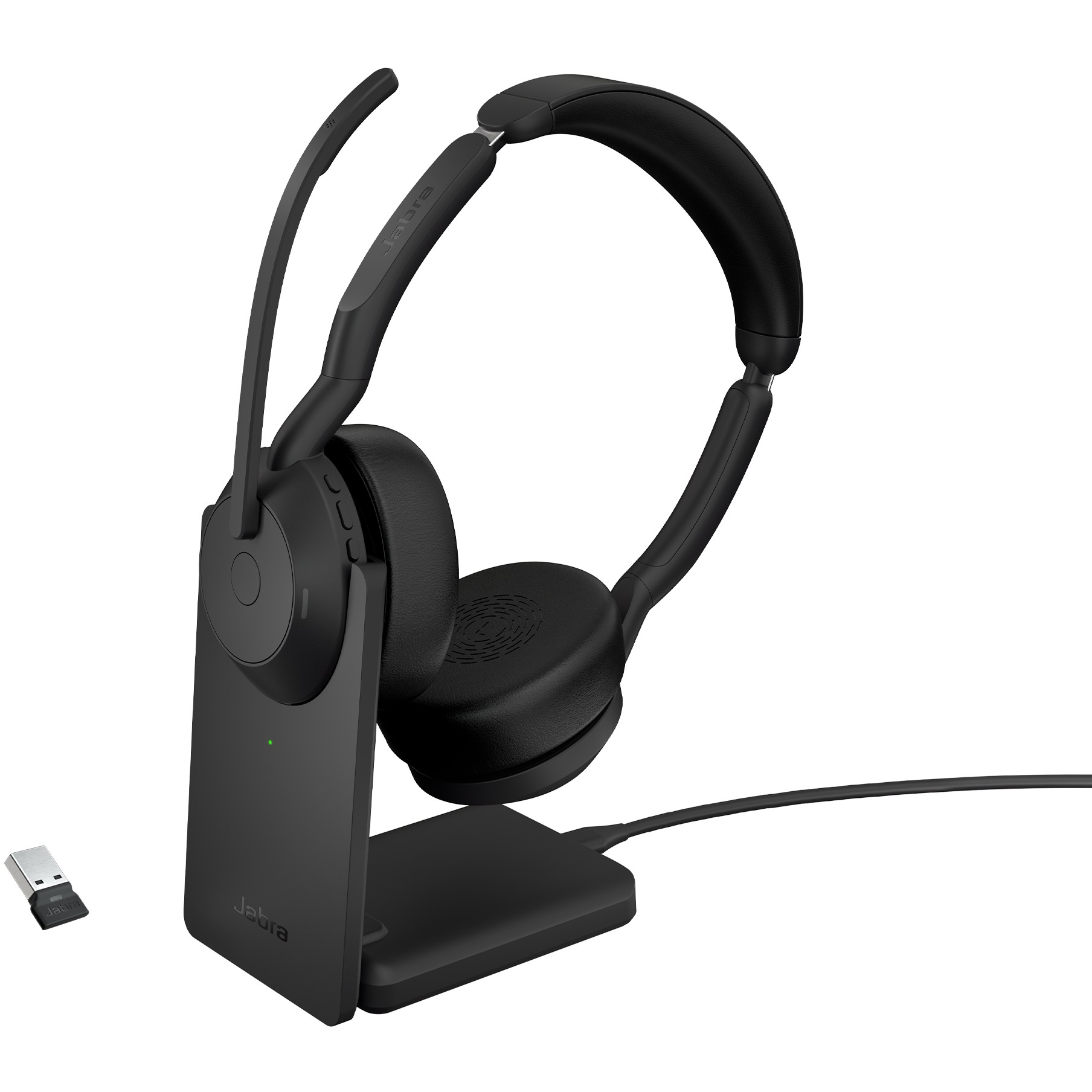 Jabra 25599-989-989 Headset/Wireless Headband Office/Call Center Bluetooth Charging cradle Black-0