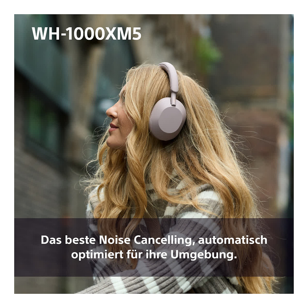 Slušalice SONY WH-1000XM5 Over-Ear ružičaste (ANC, bežične)-10