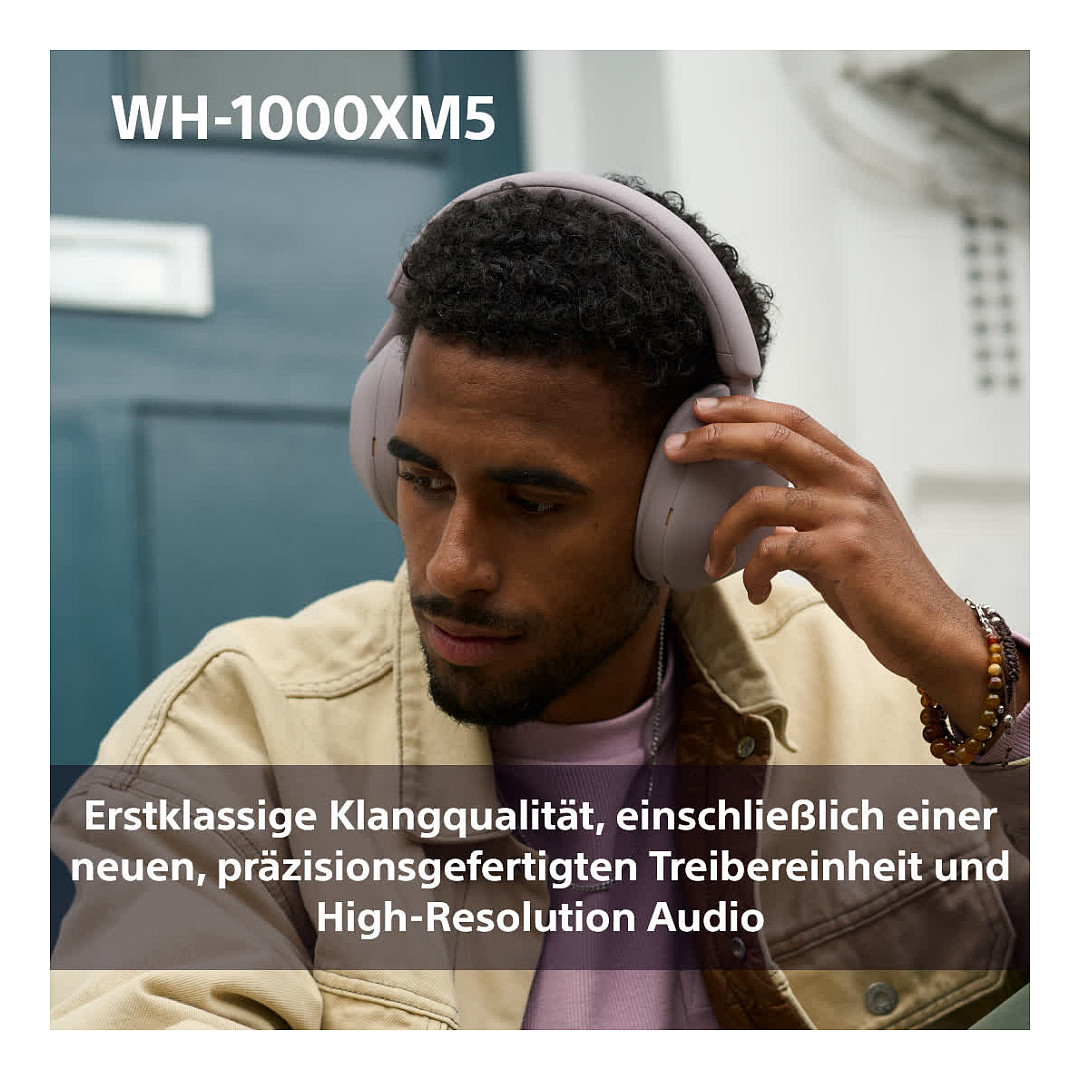 Slušalice SONY WH-1000XM5 Over-Ear ružičaste (ANC, bežične)-11