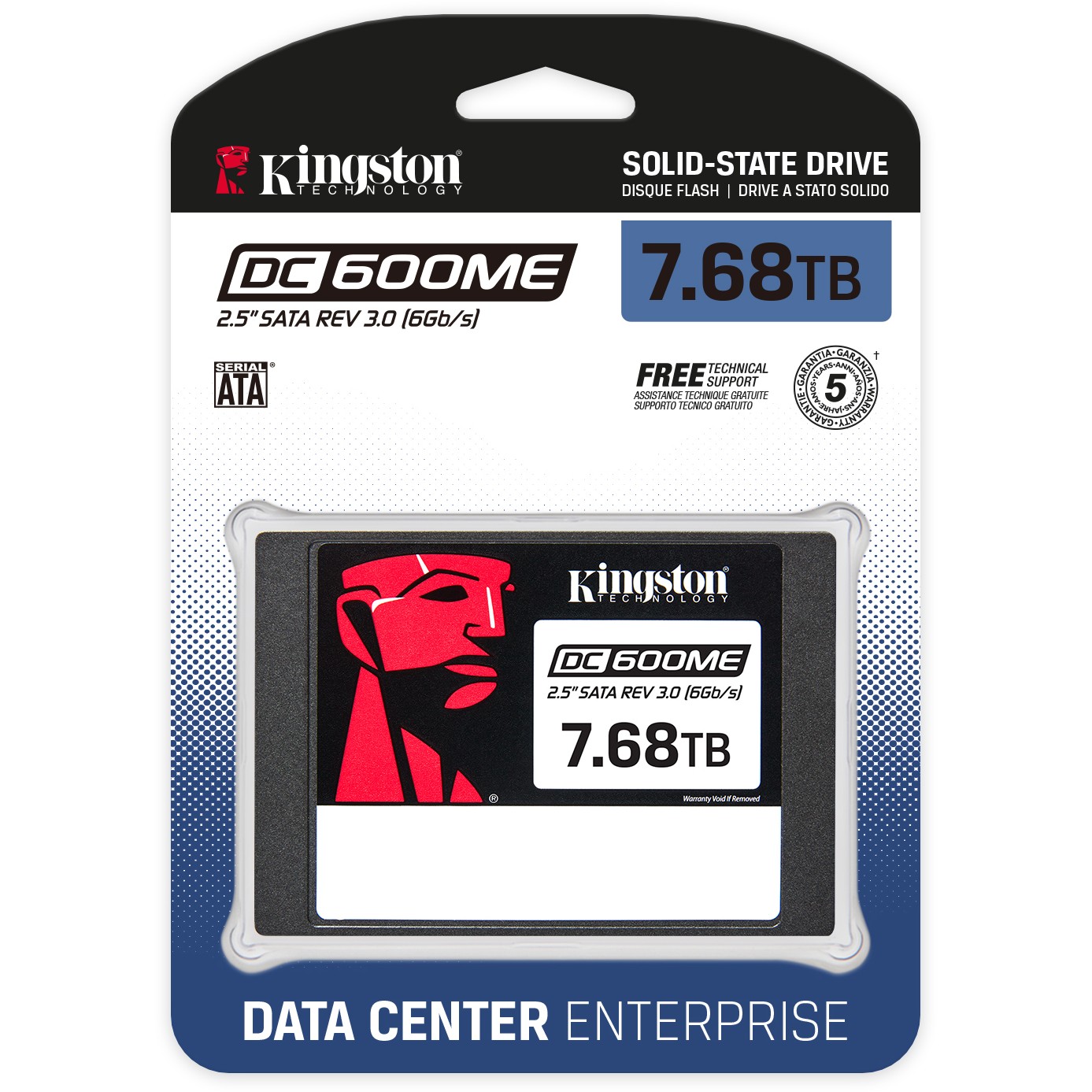SSD KINGSTON Technology 7680G DC600ME (Mixed-Use, 2.5", Enterprise SATA, 7.68 TB, 560 MB/s)-2