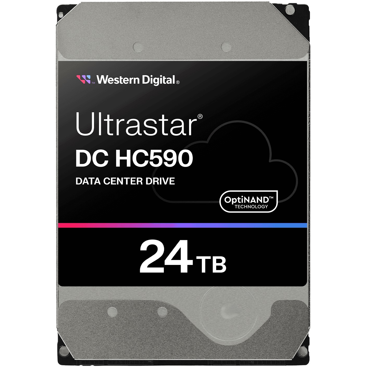 HDD WESTERN DIGITAL Ultrastar 24TB 3,5" SATA 0F65684 (24 TB, 7200 RPM, Serial ATA, 600000 h MTBF)-1