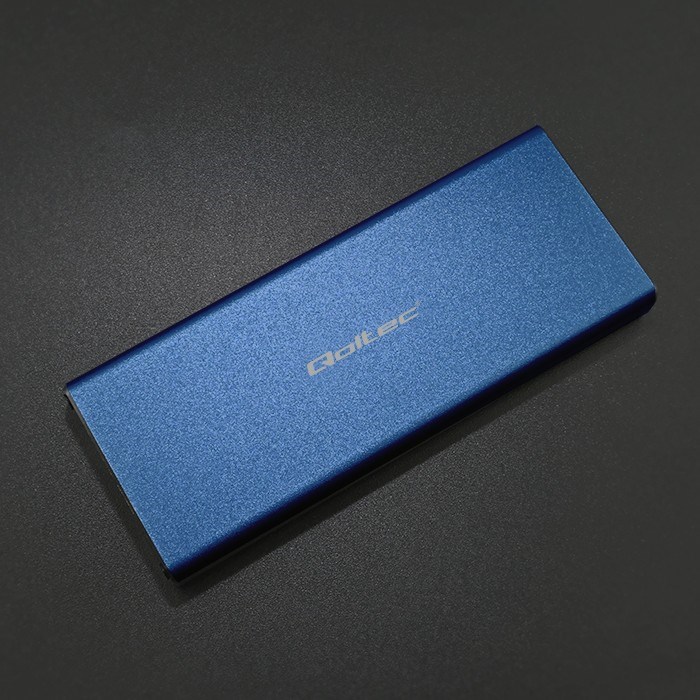 Qoltec 51832 Enclosure | M.2 SSD drive | SATA | NGFF| USB 3.0 | Super speed 5Gb/s | 2TB | Blue-7