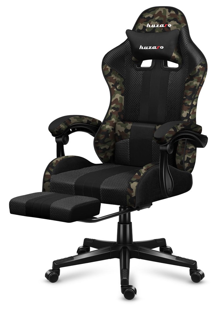 Gaming stolica HUZARO FORCE 4.7 CAMO MESH (sjedište od mrežice, kamuflažna boja)-2