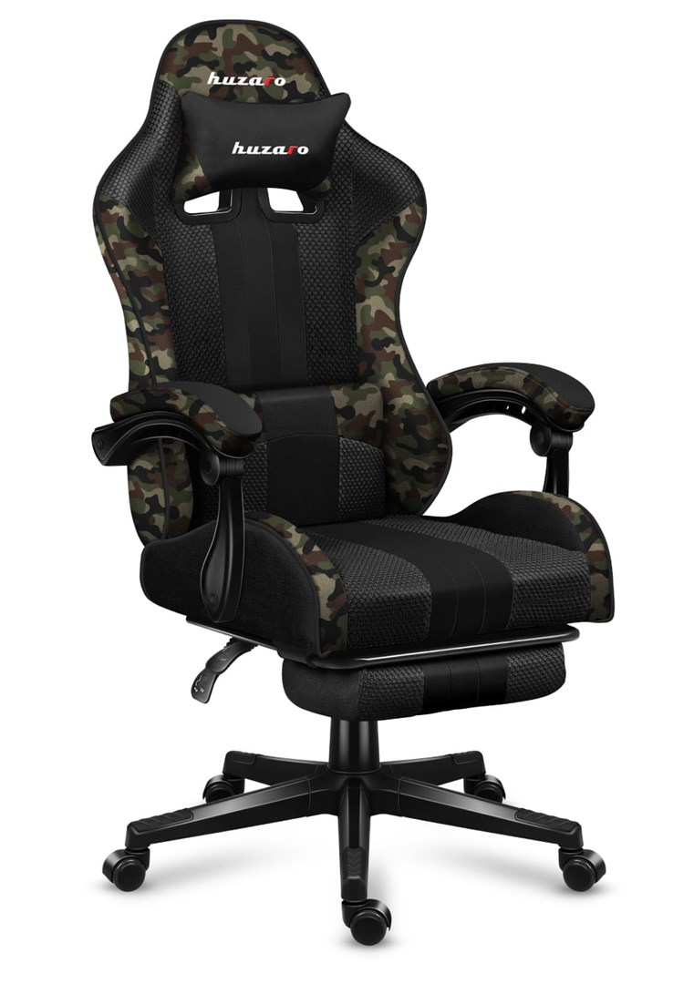 Gaming stolica HUZARO FORCE 4.7 CAMO MESH (sjedište od mrežice, kamuflažna boja)-0