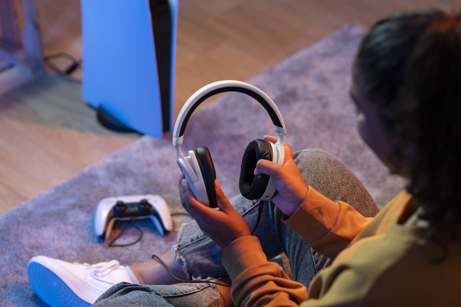 Gaming slušalice TRUST GXT 498 Forta crno-bijele-5