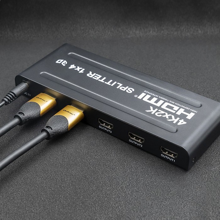 HDMI Splitter QOLTEC 51798 Active 4 x HDMI 4K x 2K-8