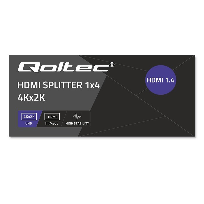 HDMI Splitter QOLTEC 51798 Active 4 x HDMI 4K x 2K-5