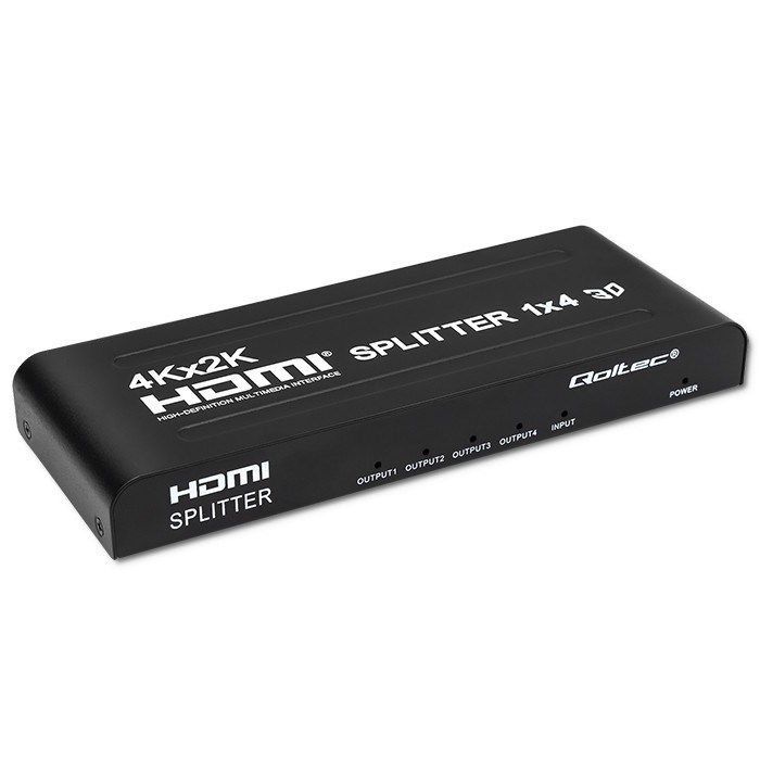 HDMI Splitter QOLTEC 51798 Active 4 x HDMI 4K x 2K-6
