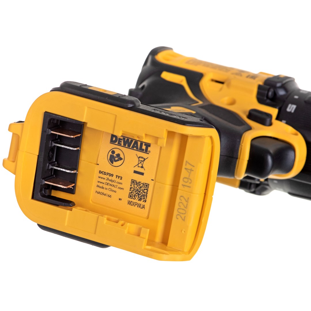 Set alata DEWALT DCK2062M2T (DCD709+DCF809, 18V, 2x4.0Ah)-9
