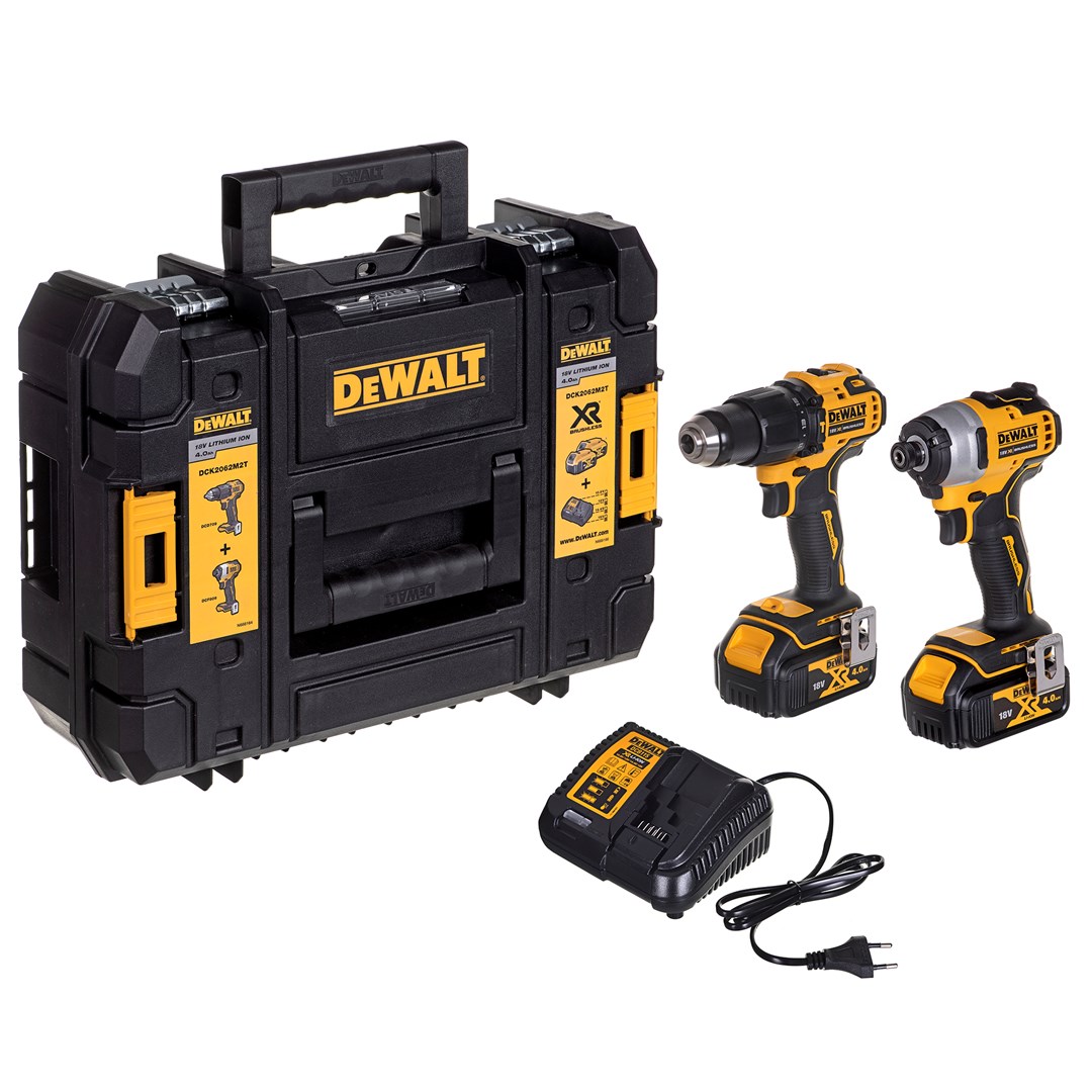 Set alata DEWALT DCK2062M2T (DCD709+DCF809, 18V, 2x4.0Ah)-13