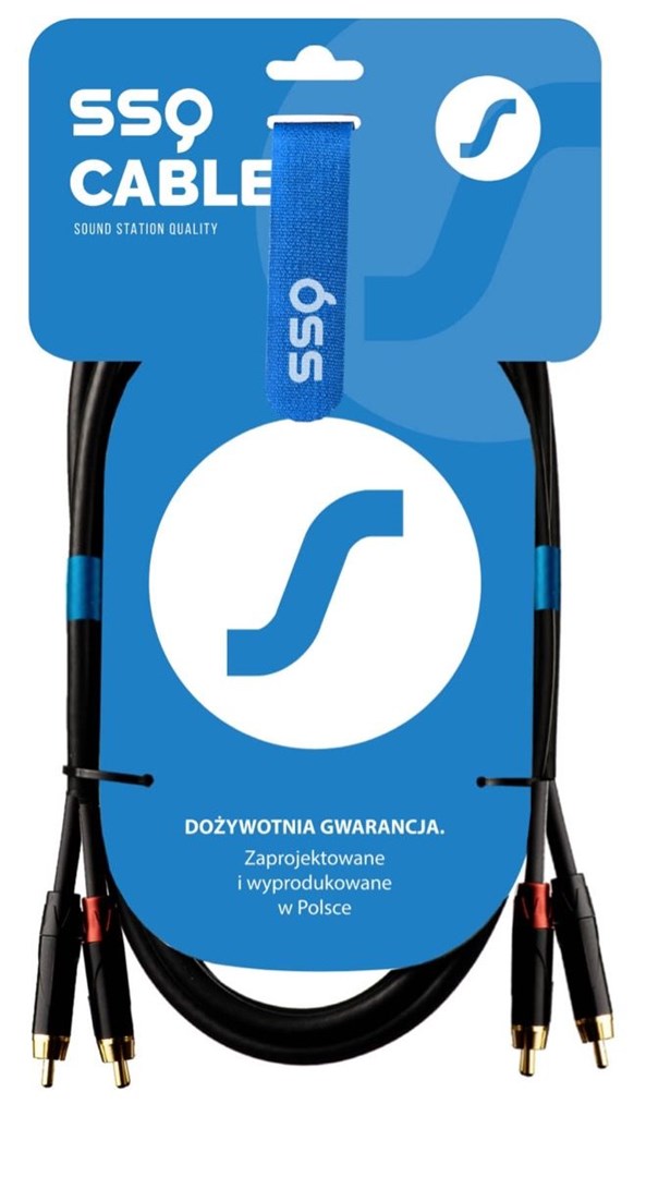 Kabel SSQ RCARCA3 (2x RCA, 2x RCA, 3 m) crni-0