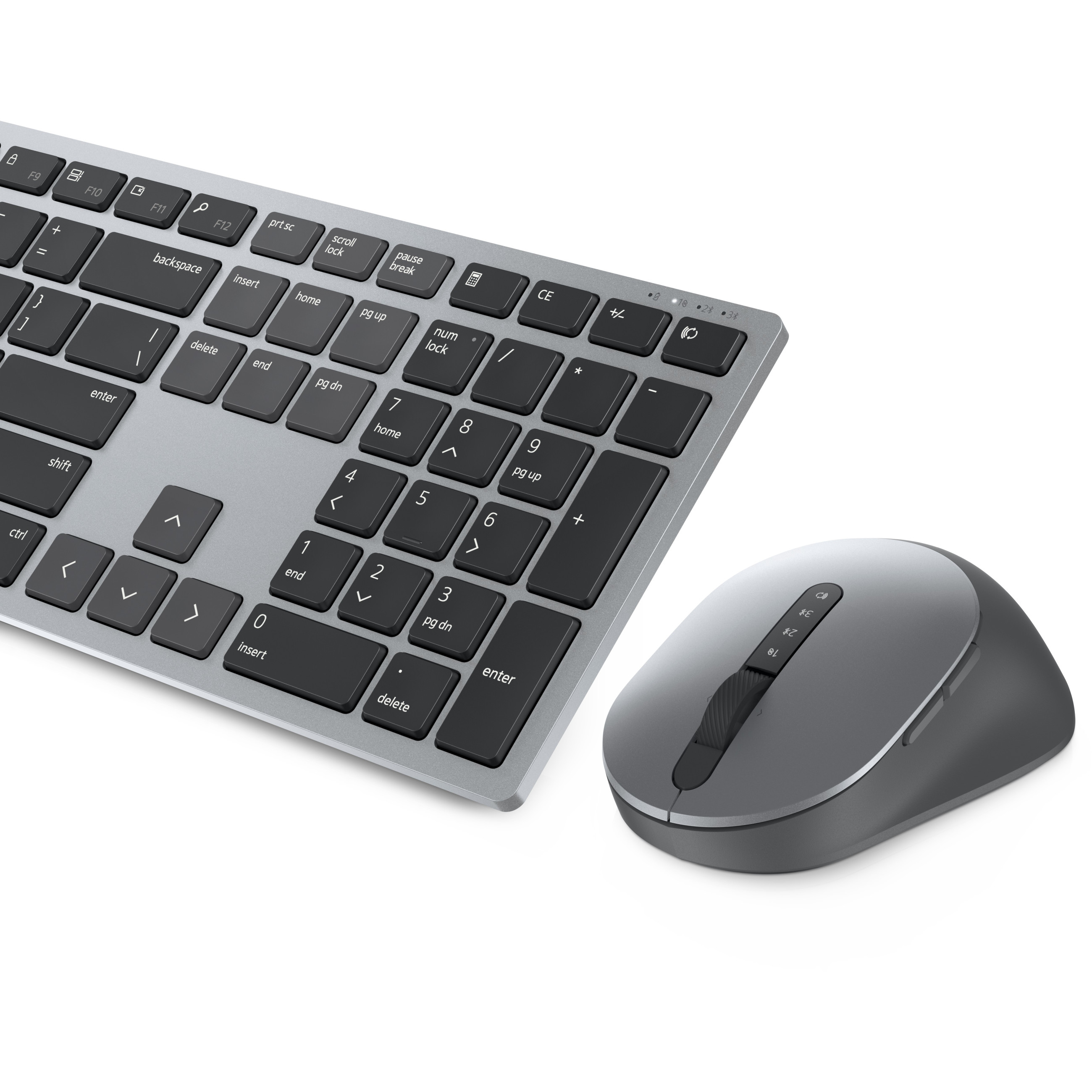 Tipkovnica DELL KM7321W RF bežični + Bluetooth QWERTY US International sivi, titan – internacionalna non HR tipkovnica-35