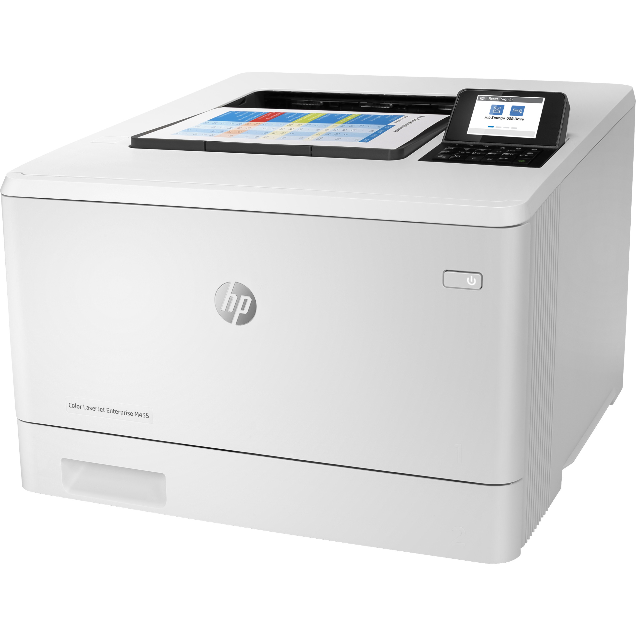 HP Color LaserJet Enterprise M455dn (Maksimalni mjesečni ciklus 55000 stranica, Rezolucija 600 x 600 DPI, Wi-Fi Direct, Ethernet LAN, LCD zaslon)-1
