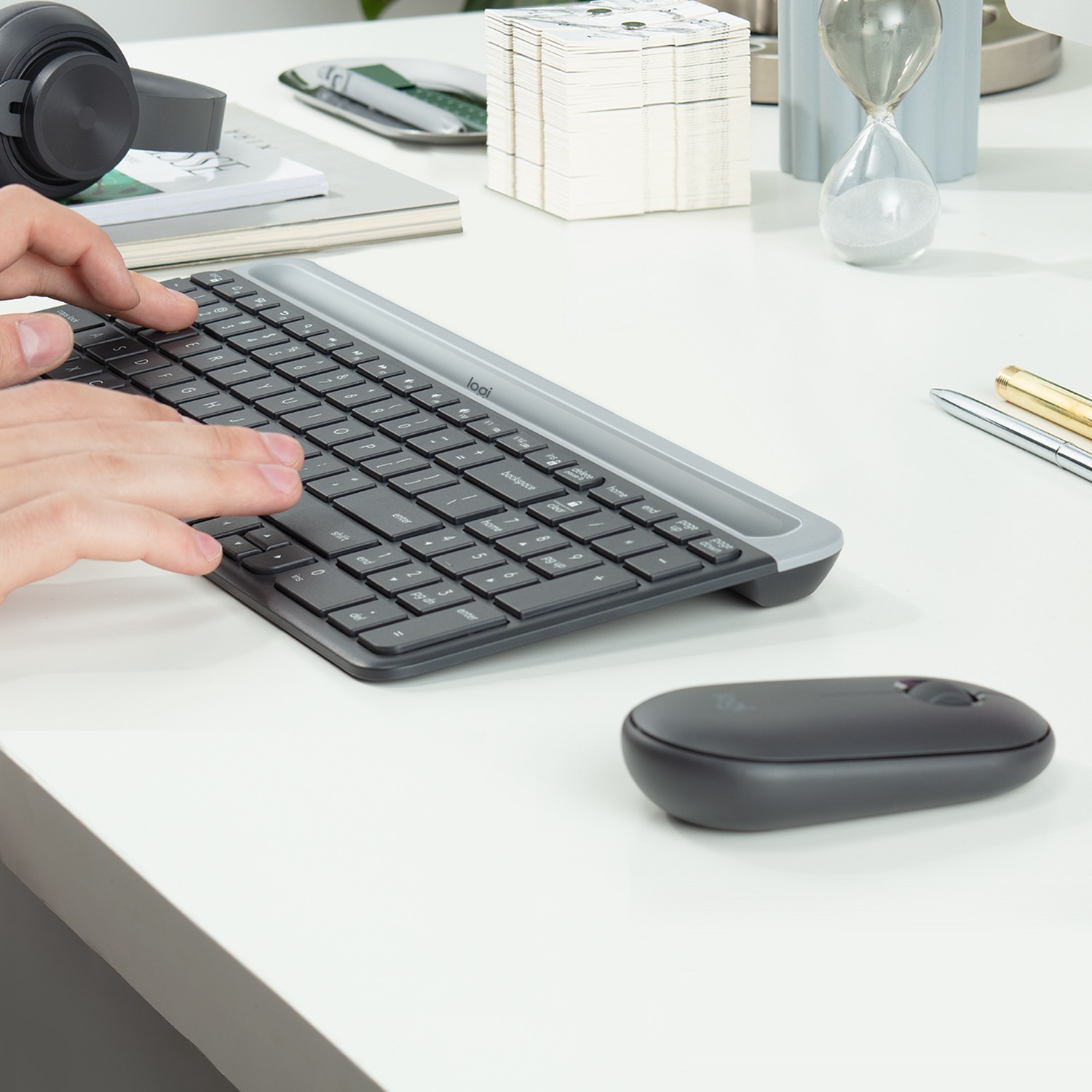 Set tipkovnice i miša LOGITECH MK470 Slim Combo – internacionalna non HR tipkovnica-2