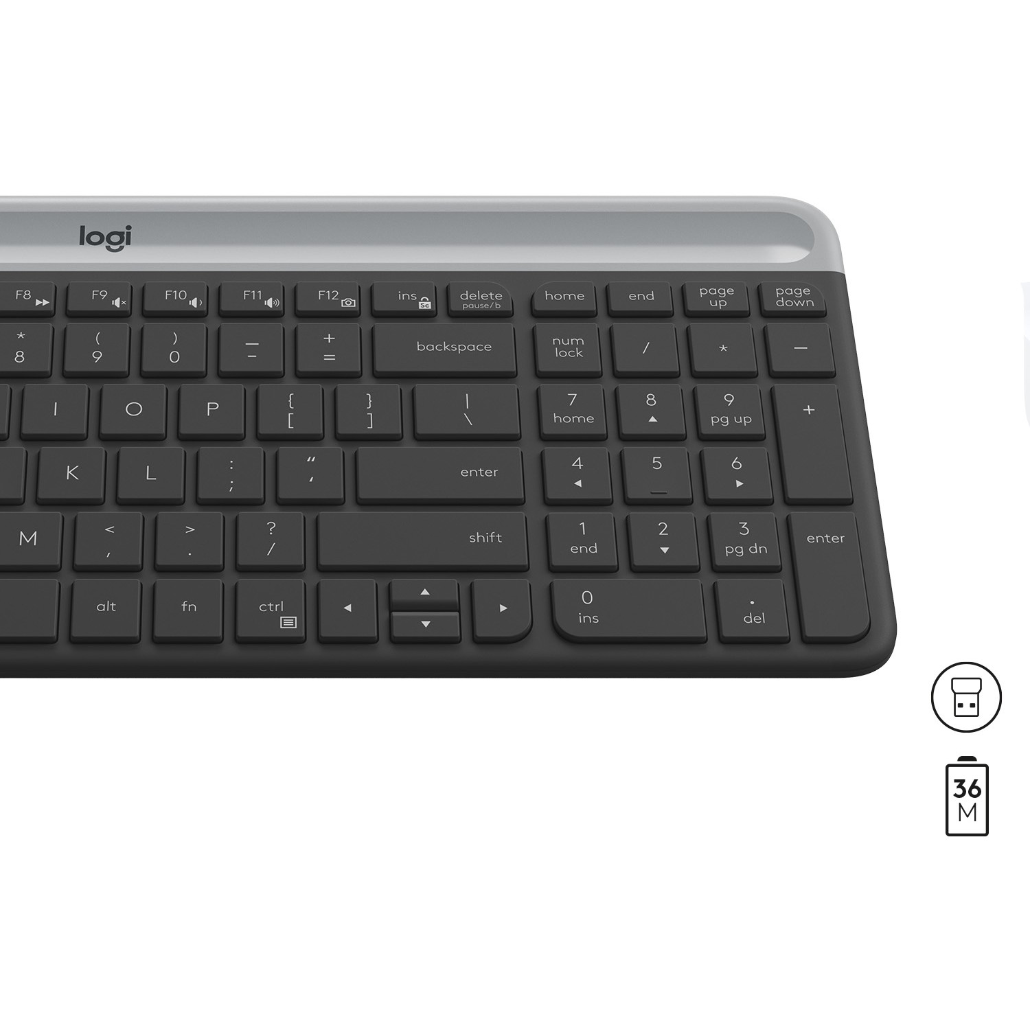 Set tipkovnice i miša LOGITECH MK470 Slim Combo – internacionalna non HR tipkovnica-5
