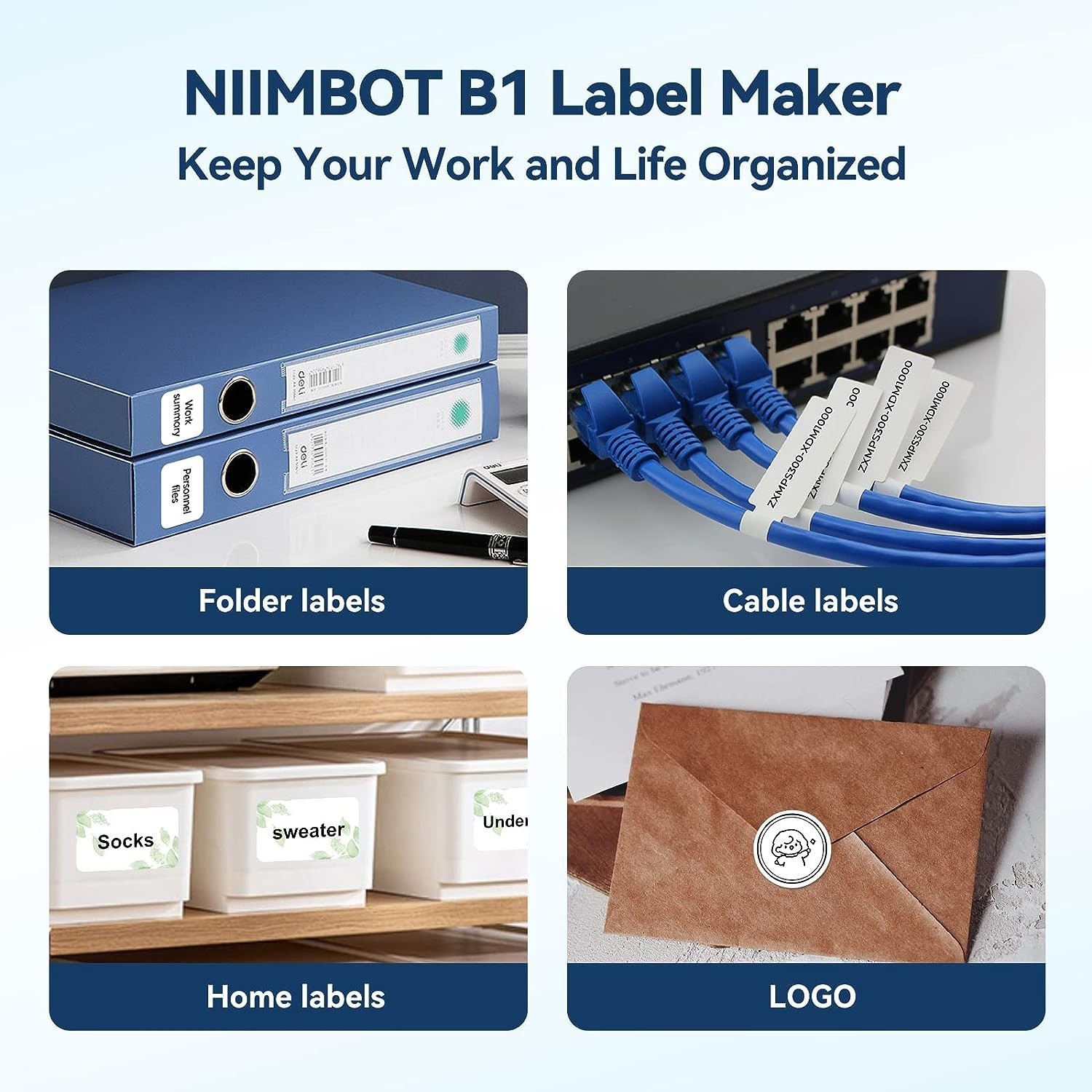 Printer naljepnica NIIMBOT B1 space blue, Bluetooth-3