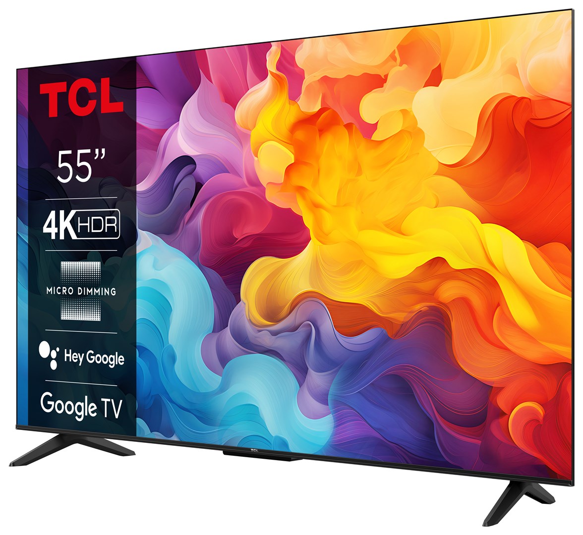 TV TCL LED 55P655 Google TV (140 cm, 4K Ultra HD, PPI 2400, HDR10, Dolby Audio, Smart TV, DVB-T2/C/S2)-1