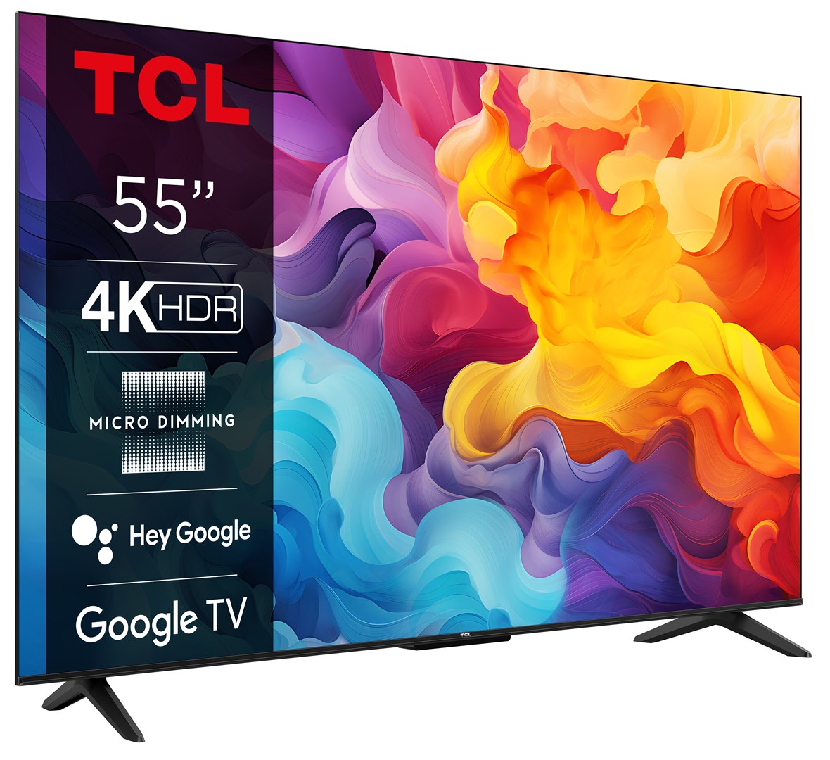 TV TCL LED 55P655 Google TV (140 cm, 4K Ultra HD, PPI 2400, HDR10, Dolby Audio, Smart TV, DVB-T2/C/S2)-2