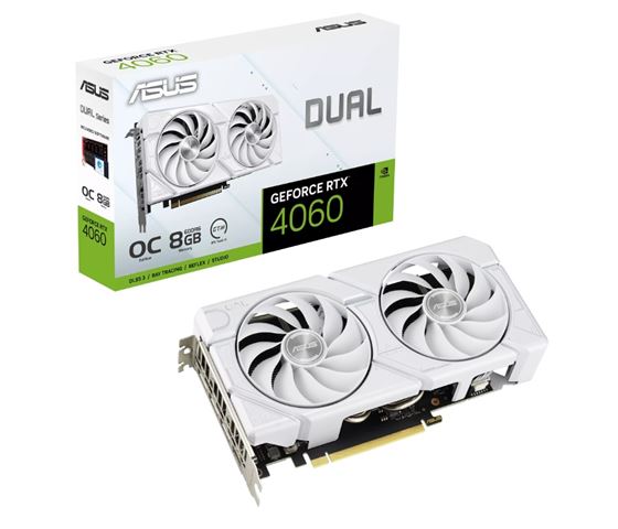 Grafička kartica ASUS DUAL-RTX4060-O8G-EVO-WHITE NVIDIA GeForce RTX 4060 8 GB GDDR6-0