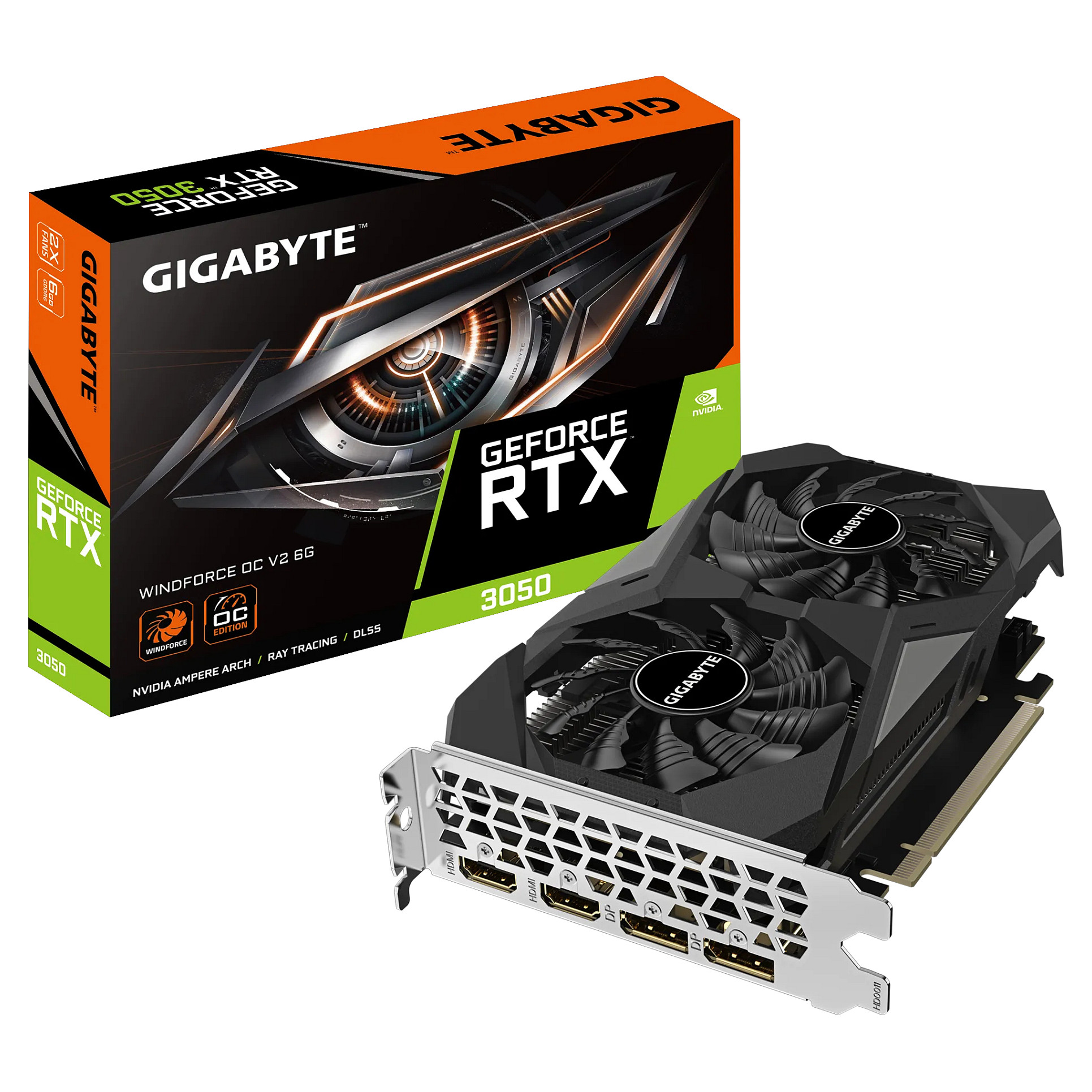 Grafička kartica GIGABYTE GeForce RTX 3050 WINDFORCE OC 6GB (6 GB GDDR6, 14000 MHz, DirectX 12 Ultimate, PCI Express 4.0, HDMI 2.1)-23