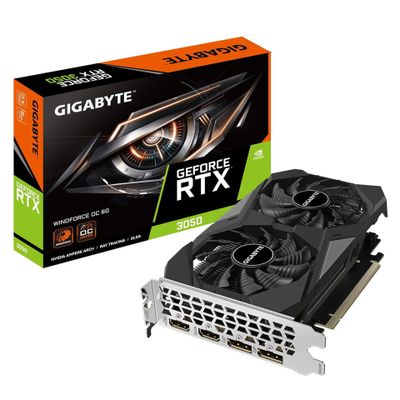Grafička kartica GIGABYTE GeForce RTX 3050 WINDFORCE OC 6GB (6 GB GDDR6, 14000 MHz, DirectX 12 Ultimate, PCI Express 4.0, HDMI 2.1)-3