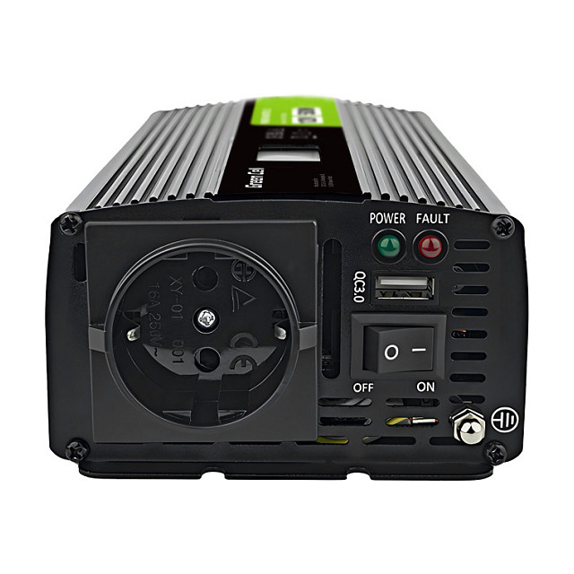 Inverter za auto GREEN CELL PowerInverter LCD (12 V, 500 W/10000 W, sa zaslonom, čisti sinusni val)-2