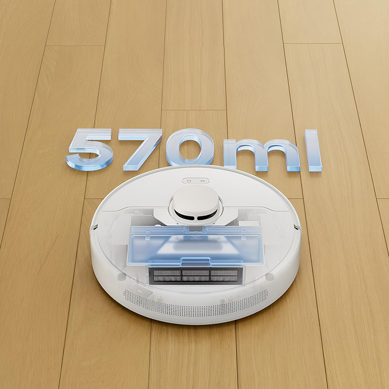 Robot usisavač DREAME D9 Max Gen 2 (6000 Pa, LiDAR, mokro i suho, do 285 min, bijela boja)-4
