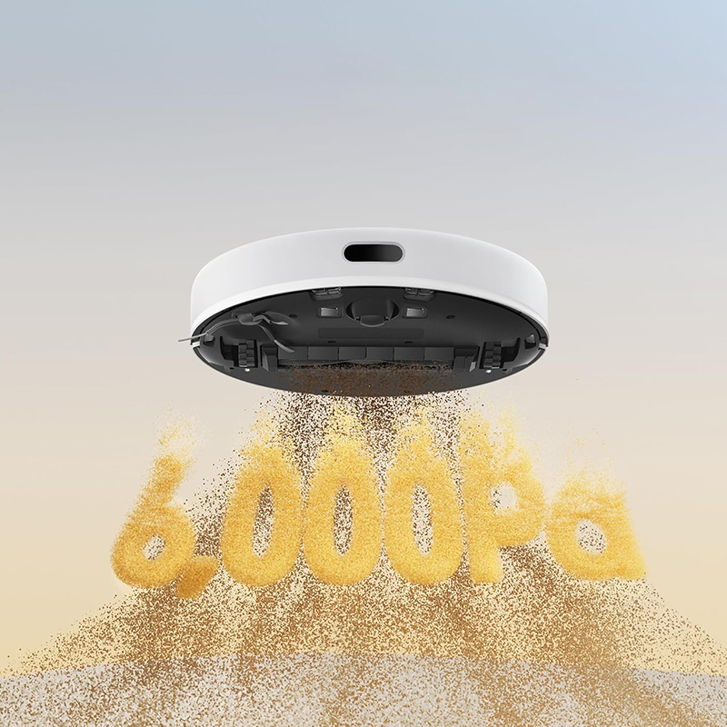 Robot usisavač DREAME D9 Max Gen 2 (6000 Pa, LiDAR, mokro i suho, do 285 min, bijela boja)-3