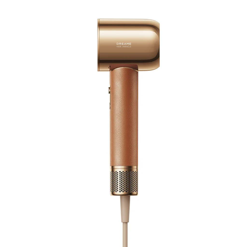 Sušilo za kosu DREAME Hair Miracle (1600 W, 130000 okr/min, ionizacija, 5 nastavaka, zlatna boja)-1
