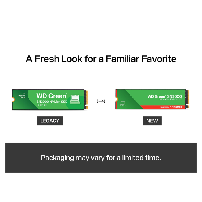 Dysk SSD WD Green SN3000 2TB M.2 NVMe WDS200T4G0E-10