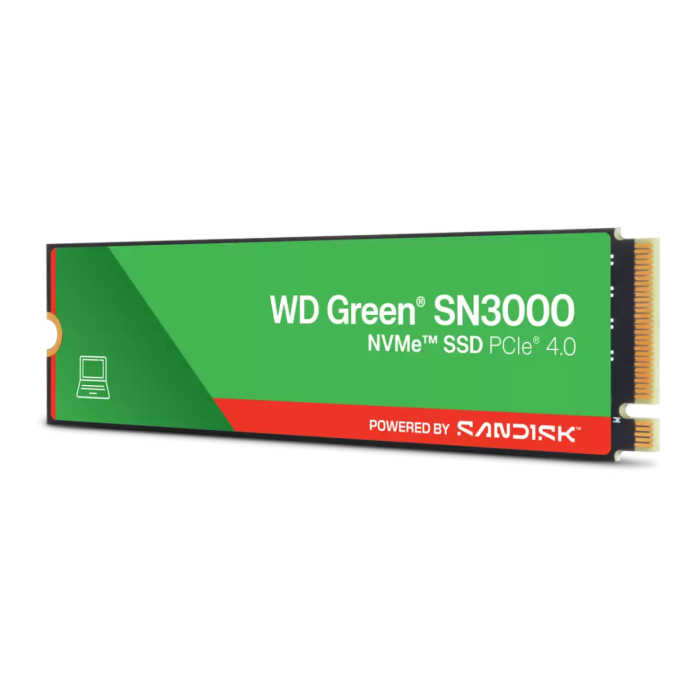 Dysk SSD WD Green SN3000 2TB M.2 NVMe WDS200T4G0E-9