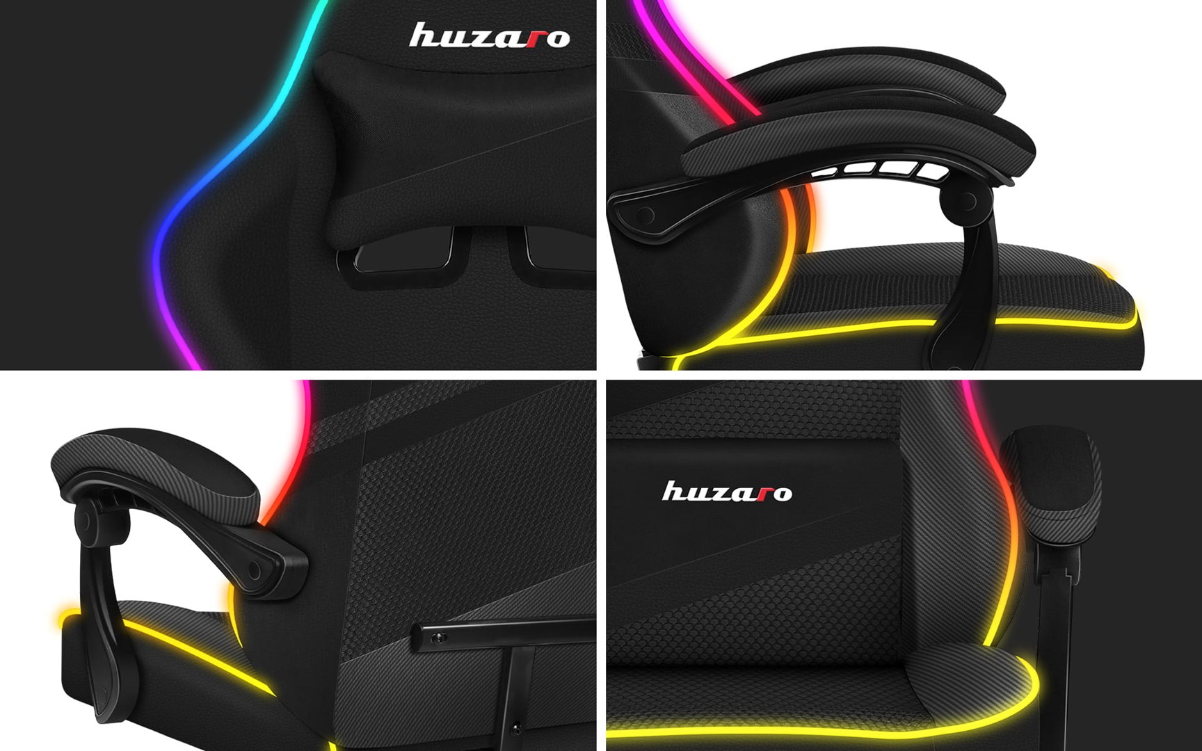 Fotel gamingowy Huzaro Force 4.4 RGB crna-2