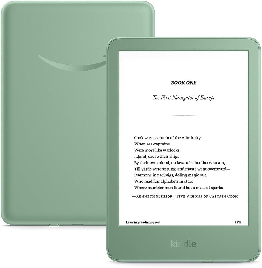 E-book čitač AMAZON Kindle 6" 11th generation B0CNVCQZG1 (16 GB, Wi-Fi, USB Type-C, Matcha)-0