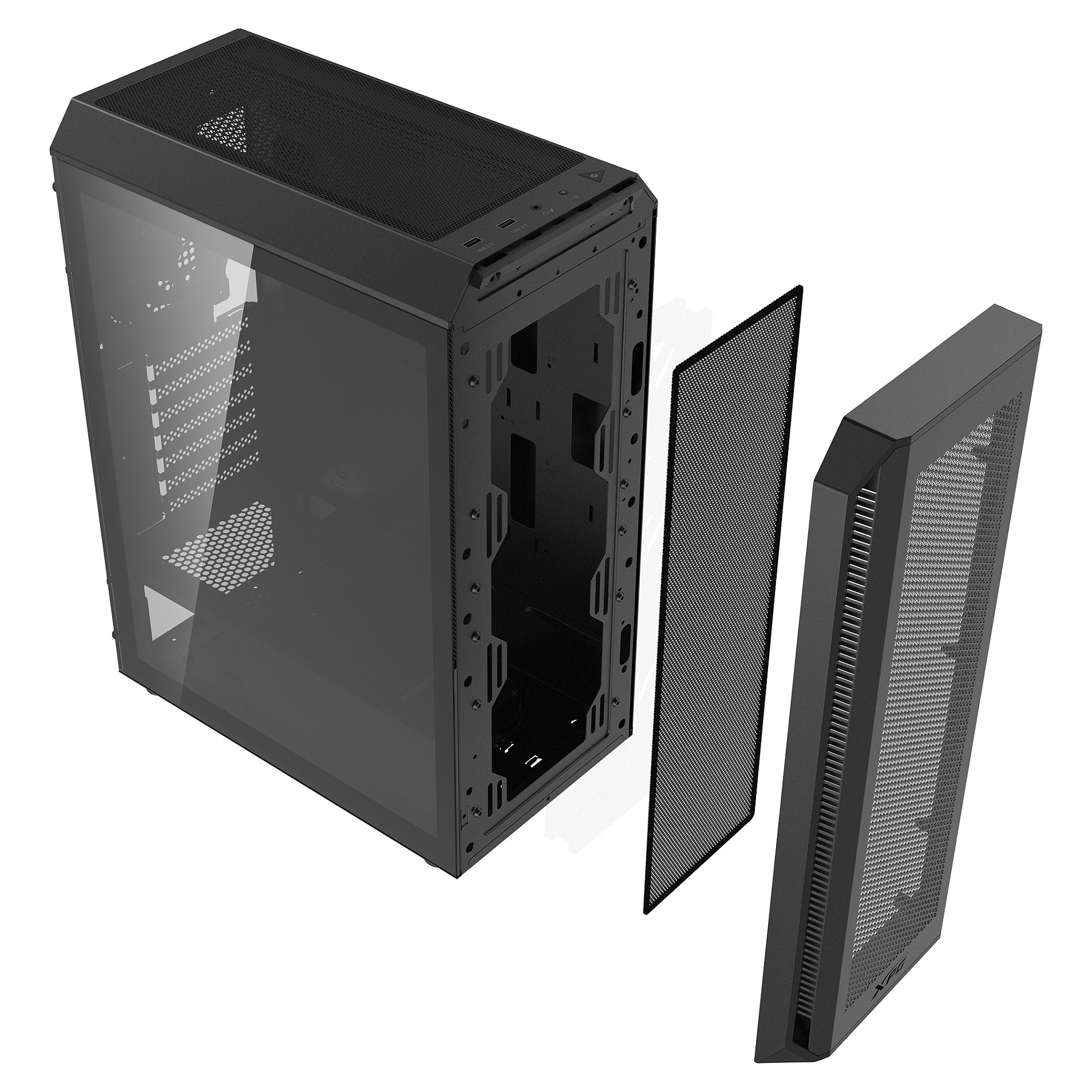 XPG VALOR AIR PLUS MID-TOWER-Case Black-6