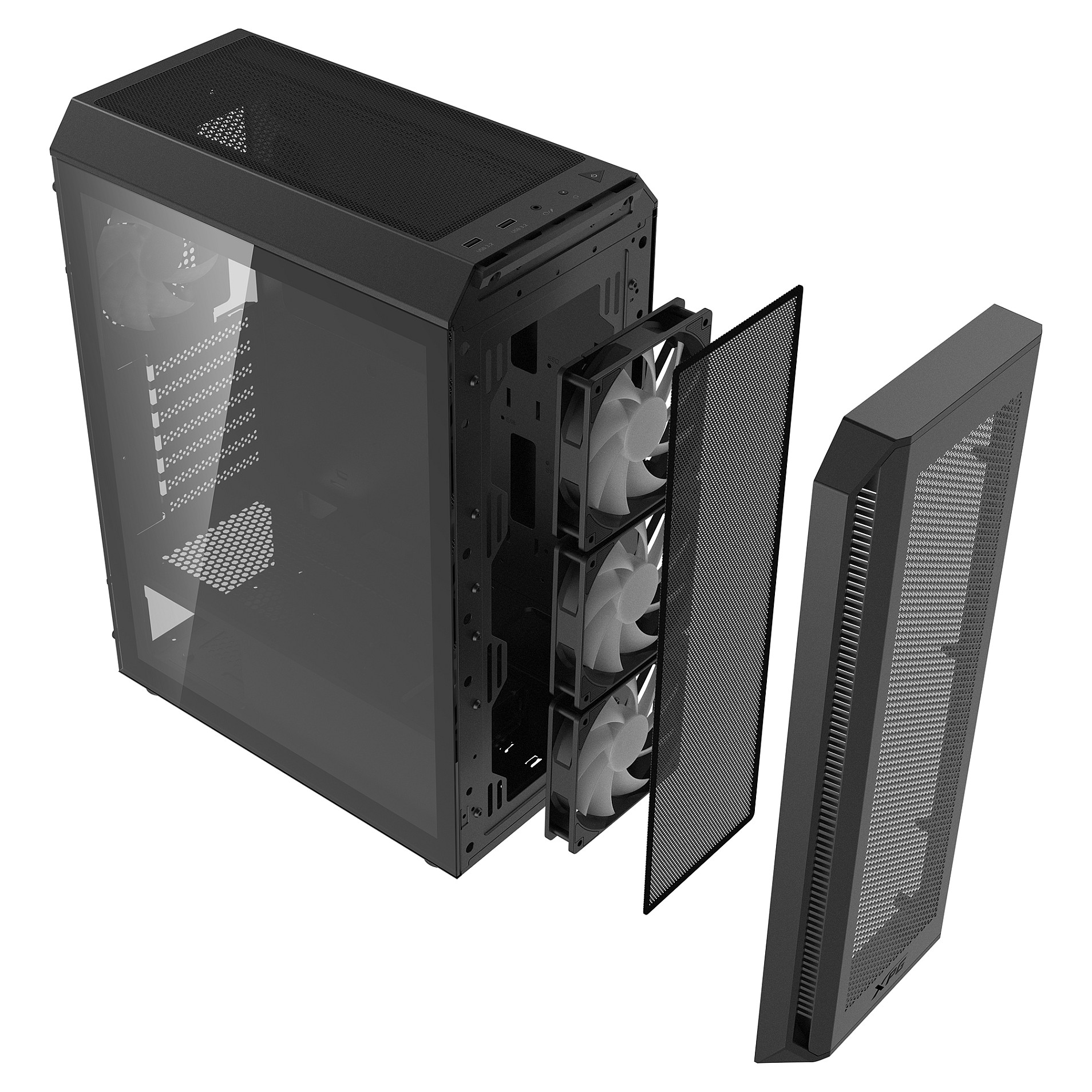 XPG VALOR AIR PLUS MID-TOWER-Case Black-15