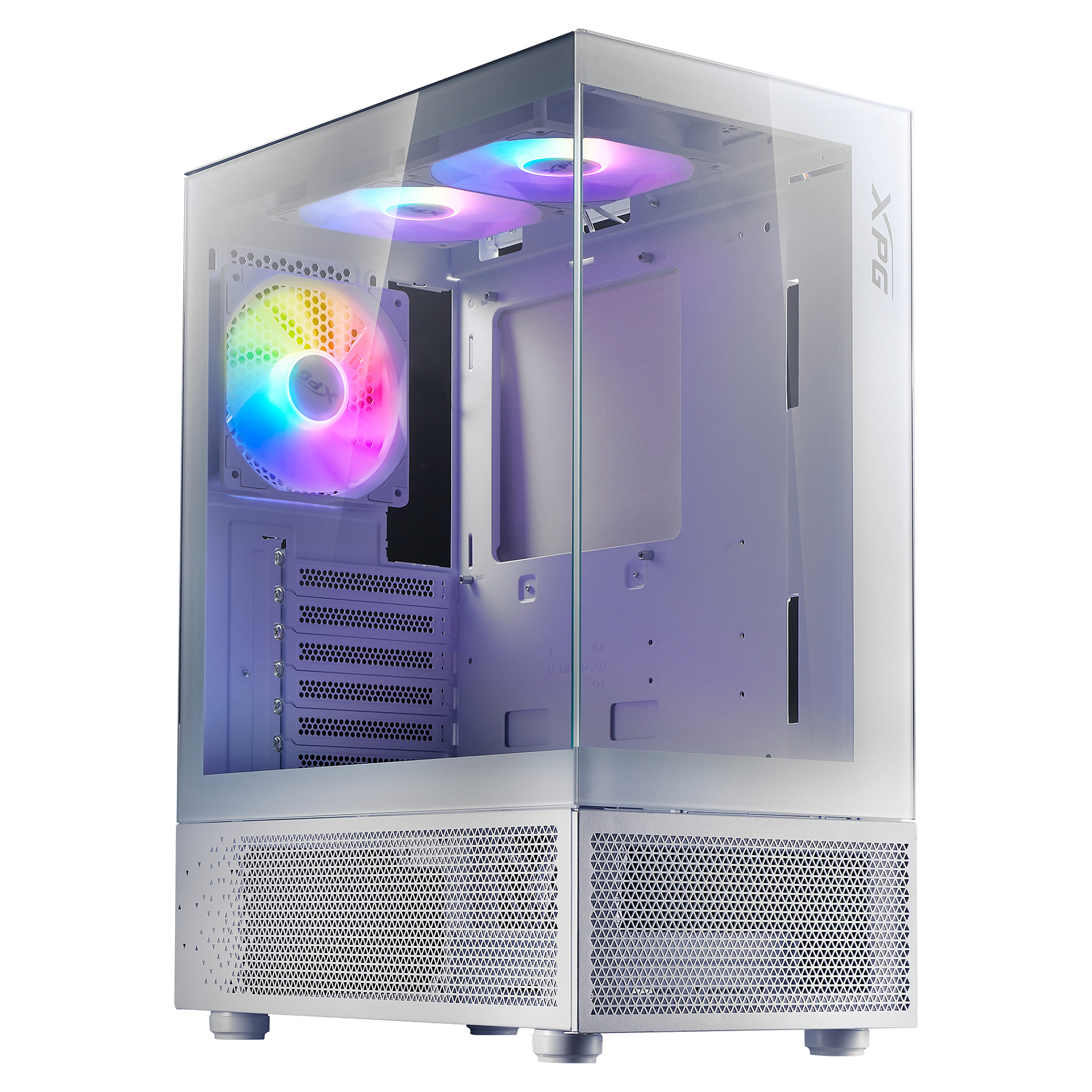 Kućište ADATA XPG INVADER X MINI KOMPAKTES MID-TOWER-CASE (midi tower, bijela, ATX, micro ATX, Mini-ITX, 2x 3.5" bays, 1x 2.5" bays)-9