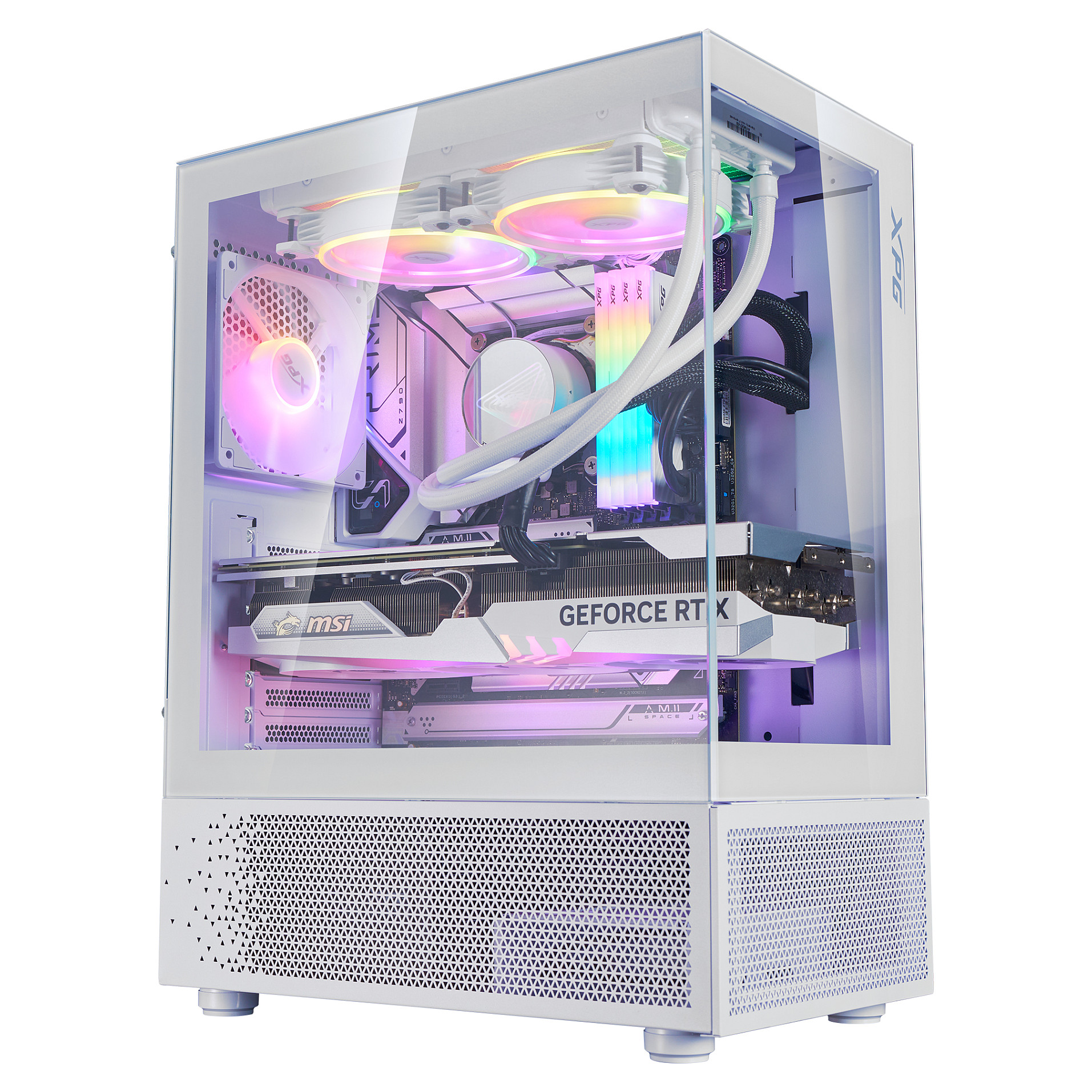 Kućište ADATA XPG INVADER X MINI KOMPAKTES MID-TOWER-CASE (midi tower, bijela, ATX, micro ATX, Mini-ITX, 2x 3.5" bays, 1x 2.5" bays)-13