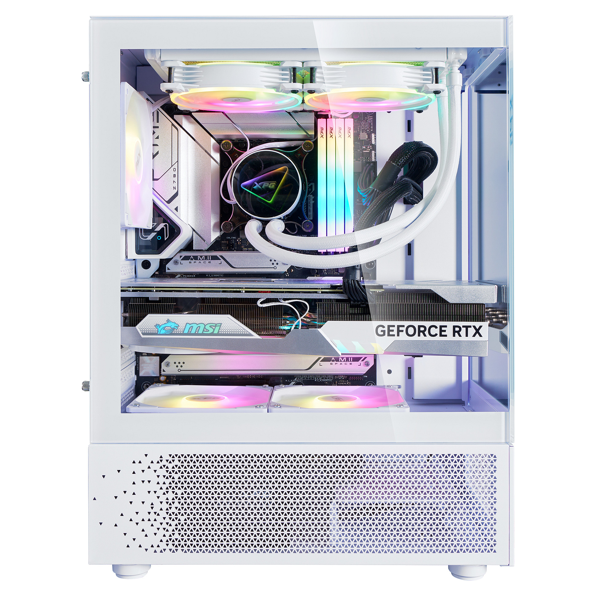 Kućište ADATA XPG INVADER X MINI KOMPAKTES MID-TOWER-CASE (midi tower, bijela, ATX, micro ATX, Mini-ITX, 2x 3.5" bays, 1x 2.5" bays)-14