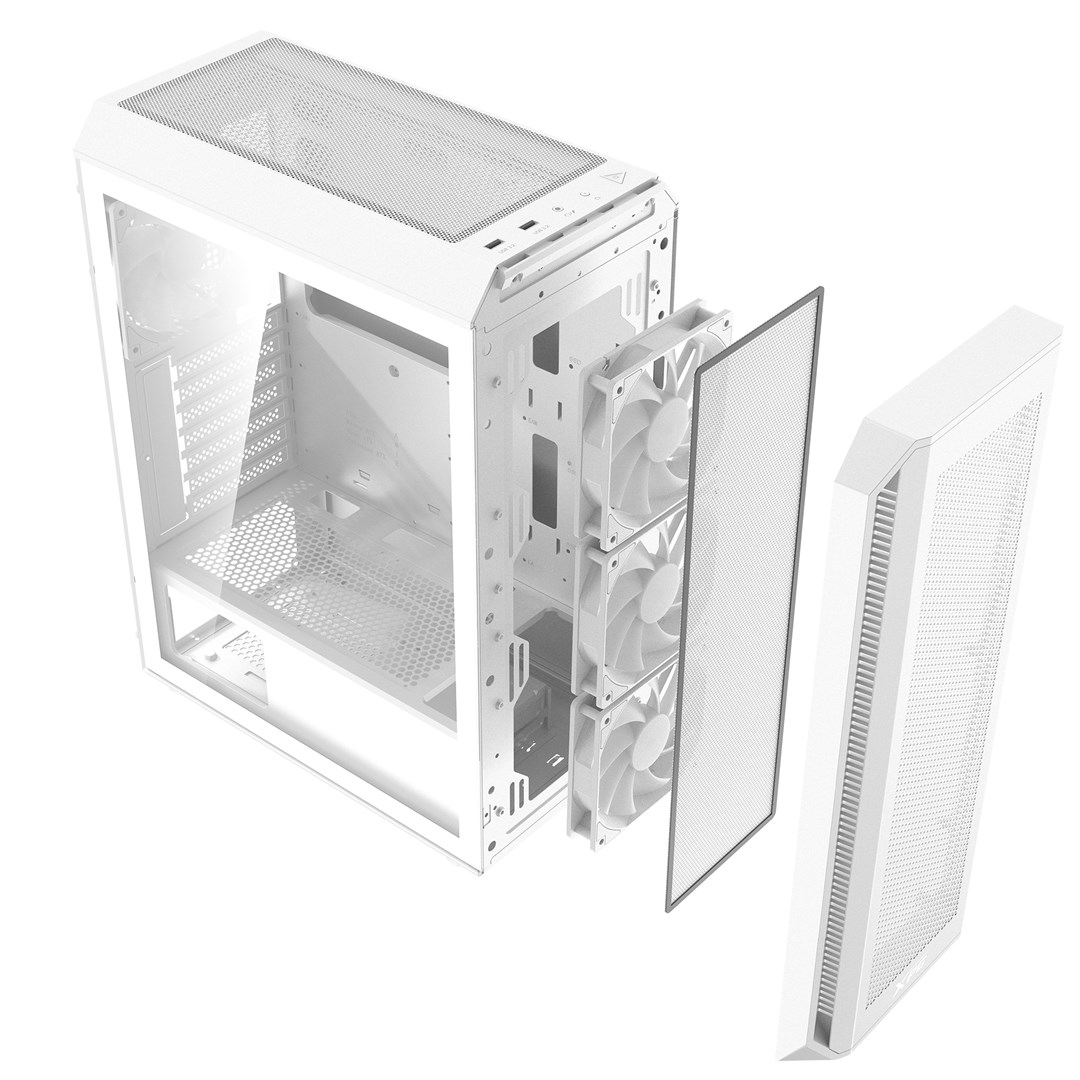Kućište za računalo XPG VALOR AIR PLUS (Midi Tower, ATX, bijelo)-7
