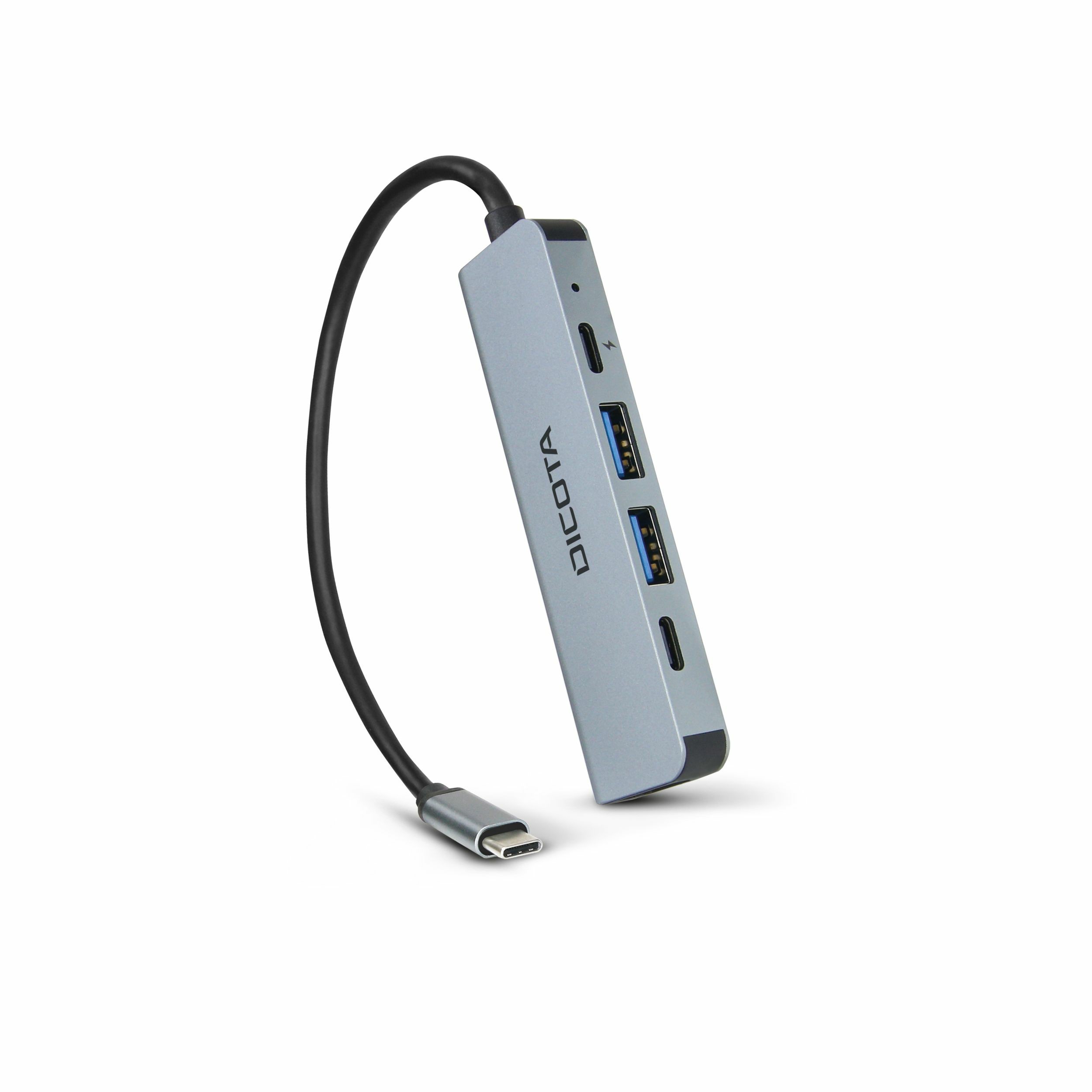 USB Hub DICOTA D32060 5-in-1 4K PD 100 W Silver-2