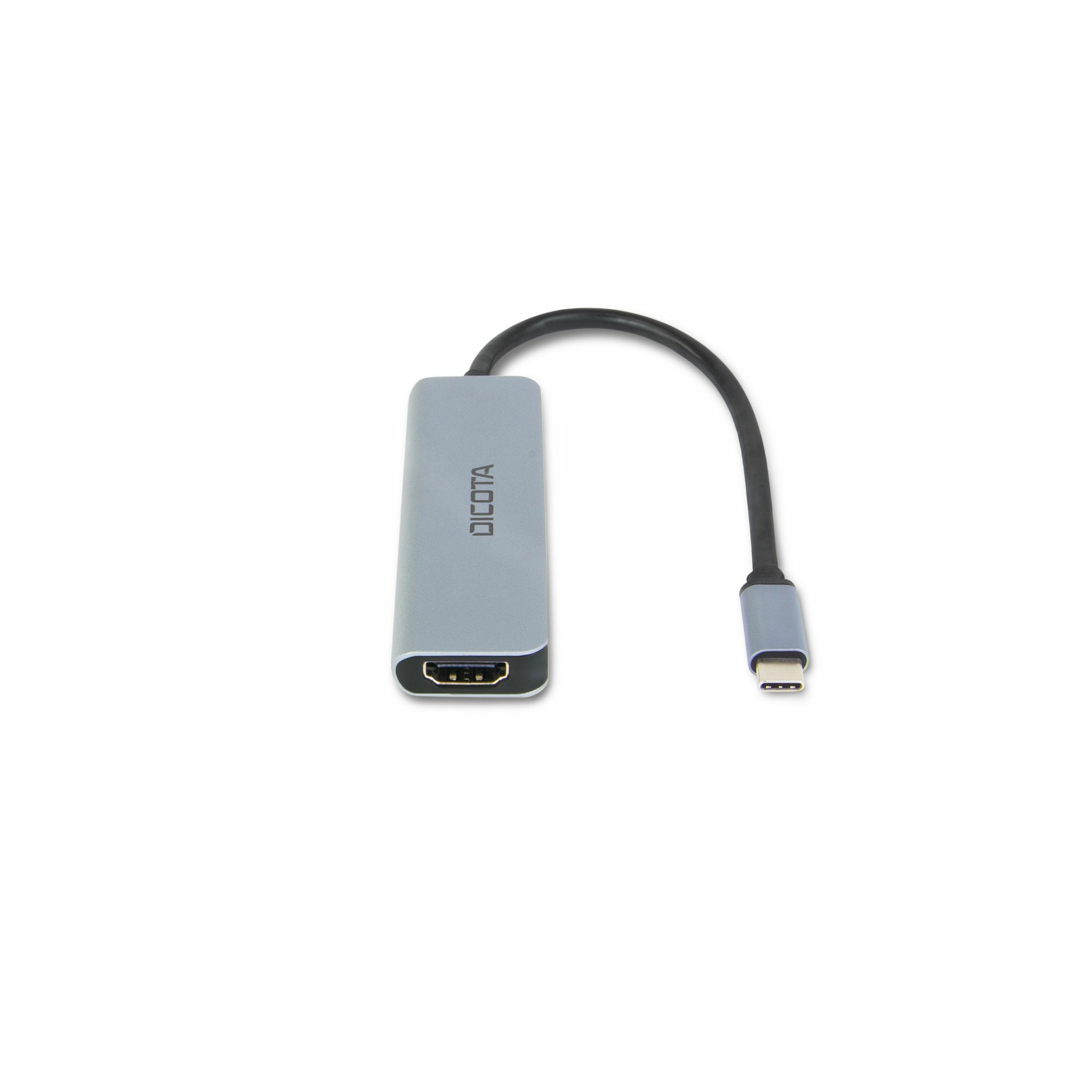 USB Hub DICOTA D32060 5-in-1 4K PD 100 W Silver-4