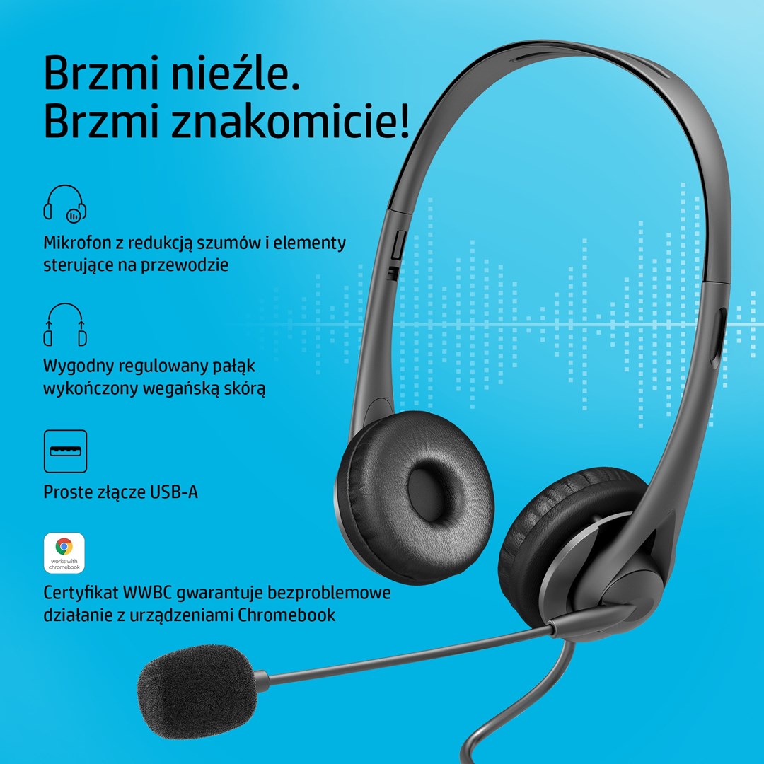 Headset HP STEREO USB HEADSET G2 (binaural, žične, crna)-4