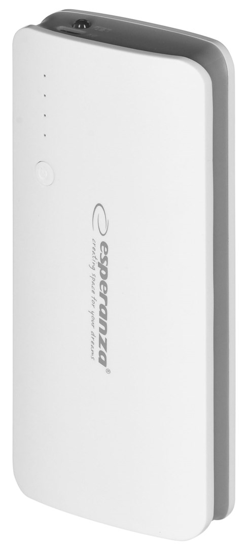 Power bank ESPERANZA EMP106WE Radium (8000 mAh) sivo-bijeli-0