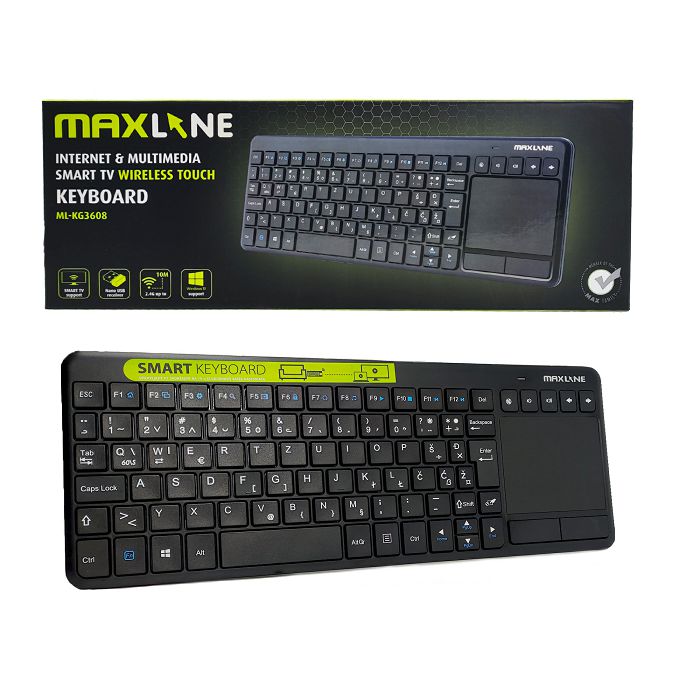 MAXLINE TIPKOVNICA ML-KG3608 SMART TV WIRELESS TOUCH 2.4G-3