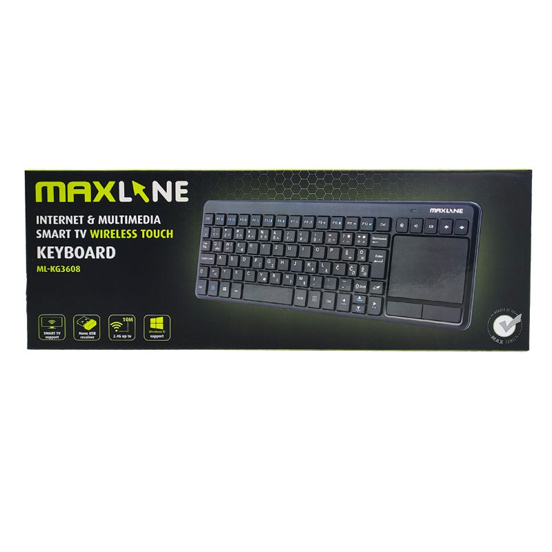 MAXLINE TIPKOVNICA ML-KG3608 SMART TV WIRELESS TOUCH 2.4G-1