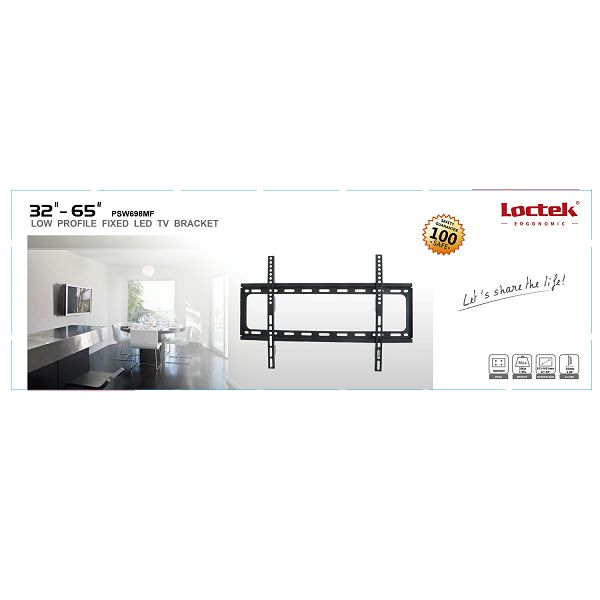 Nosač za TV zidni LOCTEK PSW-698MF (32"-65", do 35 kg)-3